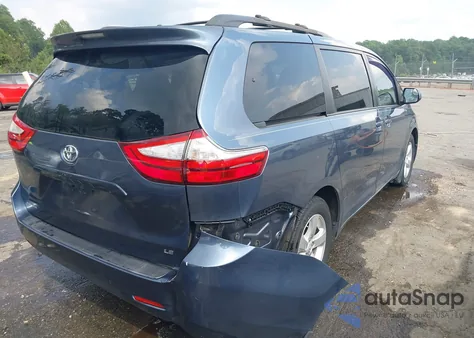 2015 Toyota Sienna Le 8 Passenger из США, поврежденный, VIN 5TDKK3DC6FS606188
